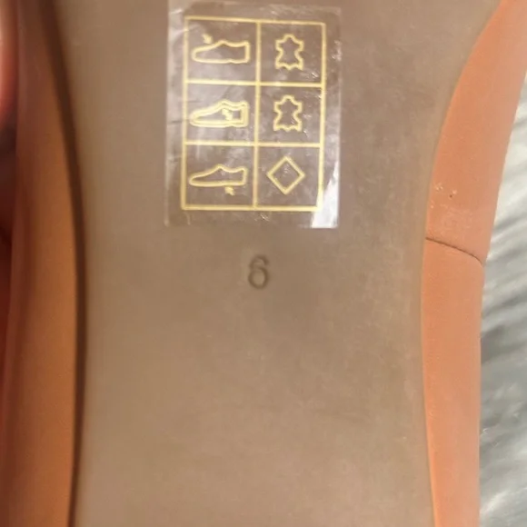 Tory Burch Janey 50mm Royal Tan Leather Pump Size 6